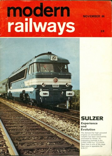 1966 modern railways magazine - 1966,