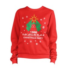 1988 Die Hard Sweater Ugly Jumper Nakatomi Plaza Christmas Party Funny Festive