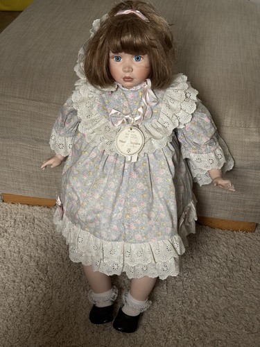 Alberon porcelain doll - doll, holly