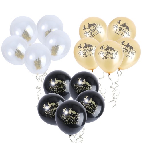 15pcs eid latex balloon - balloon, set