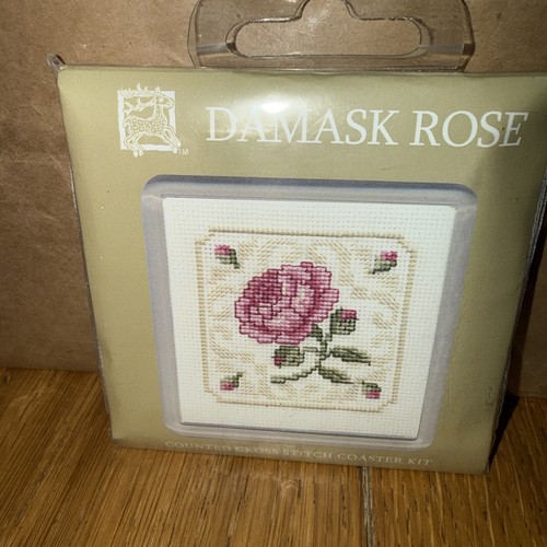 Counted cross stitch coaster - cross,