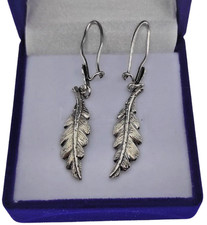 Vintage Unusual Sterling Silver 925 Earrings , Women's Jewelry 3.58 gr