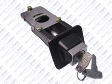 VESPA BLACK SEAT LOCK WITH TWO