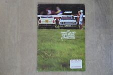 Fiat 128 Sport Coupe: Original 1973 Sales Brochure. Covers 1100 & 1300 Models. 