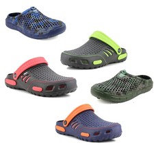 New Mens Beach Holiday Garden Clogs Sports Pool Shoes Slip On Mule Summer UK6-12