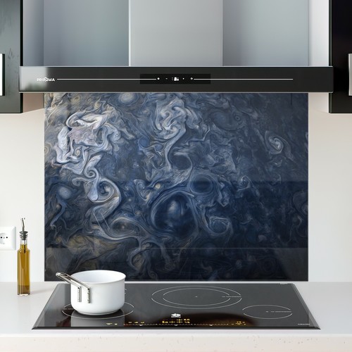 Glass splashback kitchen - glass,