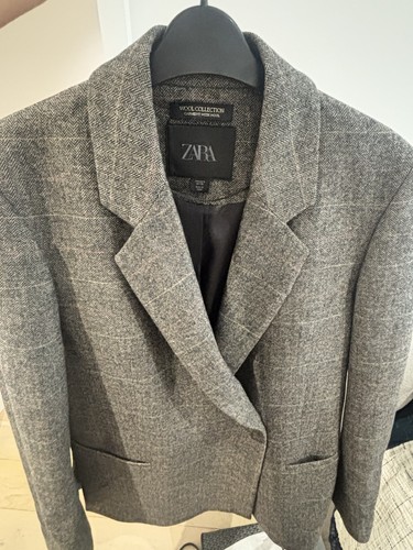 Oversize check blazer with - blazer,