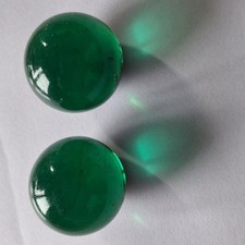 2 x Large Vintage glass