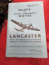 Pilot's and Flight Engineer’s Notes Lancaster