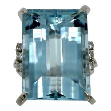 9.29ct Vivid Blue Emerald Cut
