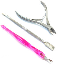 Stainless steel nail cuticle - steel,