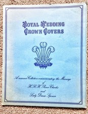 Royal Wedding Crown Covers. Rare Full Set in its commemorative binder 1981