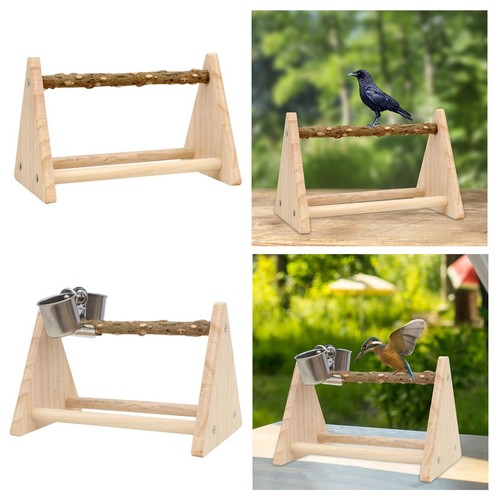 Wooden parrot play stand bird - play,