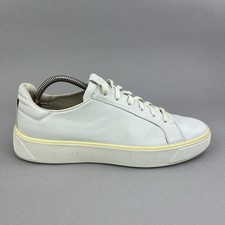 Ecco Tray Tech White Leather