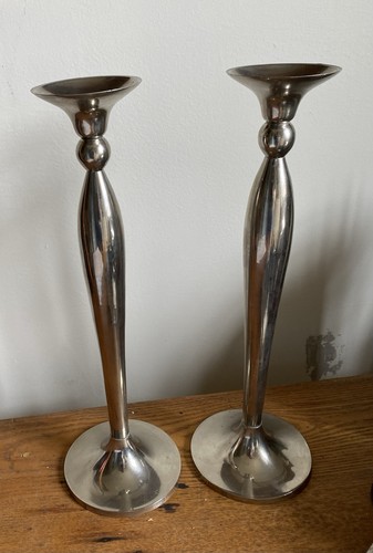 Pair vintage chrome - a,