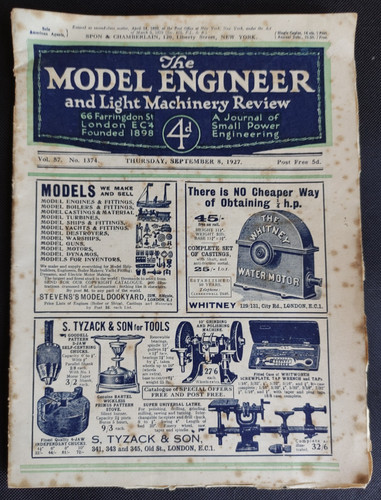 The model engineer - the,