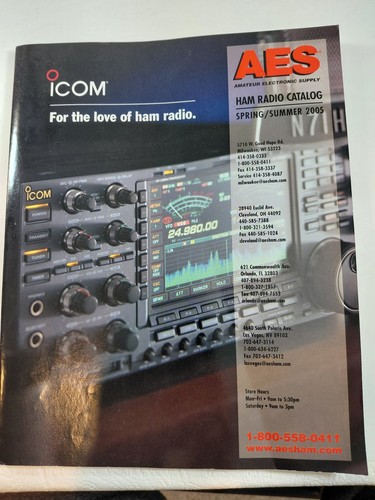 Ham radio catalog aes - radio, icom