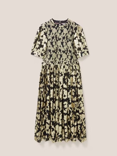 White stuff metallic jacquard - white,