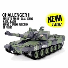 Heng Long 1/16 Tank Model RTR British Challenger II W/ Metal Suspensions  UK