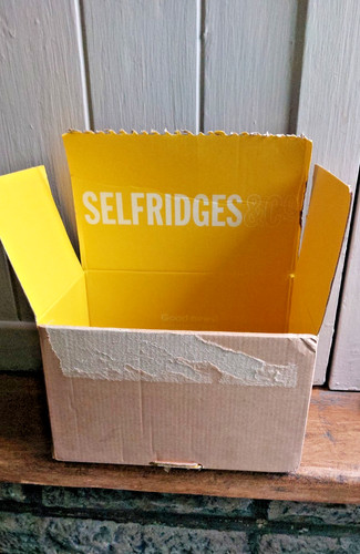 Selfridges brown carton - &,