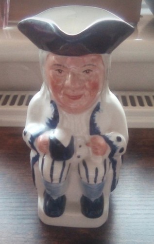 Tony wood toby jug 1982 - wood,