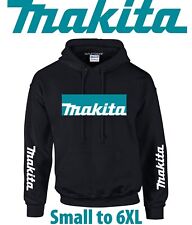 Makita 2 Power Tools Hoodie Tradesman Builders Electrician sizes Small - 6XL