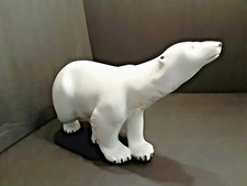 Royal Dux Polar Bear Figurine Republic of Czech Hand Painted Rare Estate Find!