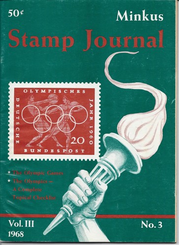 Minkus stamp journal 1968 - minkus,