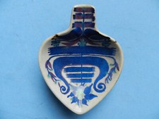 ROYAL COPENHAGEN FAIENCE ALUMINIA TENERA SPOON REST MARIANNE JOHNSON - 12 X 9CM