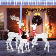 LED Christmas Reindeer Snow
