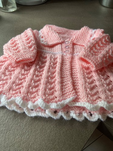 Babies matinee coat hand - matinee,