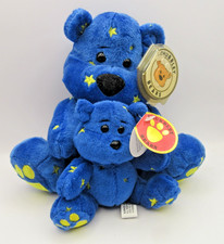 CHUBBLEY BEARS - MOONBEAM WITH BABY BEAR - RETIRED WITH  TAGS - MINT CONDITION
