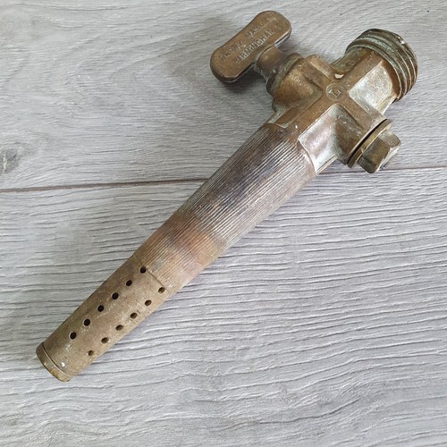 Vintage brass barrel tap - vintage,