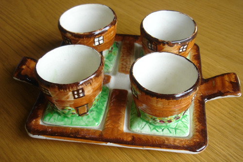 Cottage ware set four - cottage,