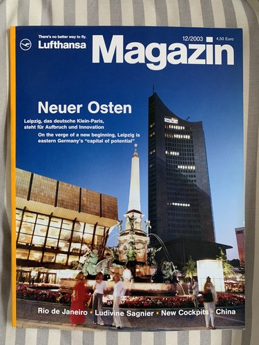 Lufthansa flight magazine - in-flight,