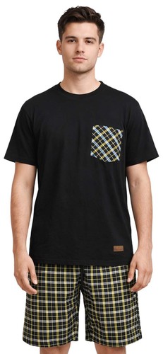 Men pyjamas set - men's, sleeve