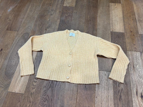Zara girls yellow cardigan - yellow,