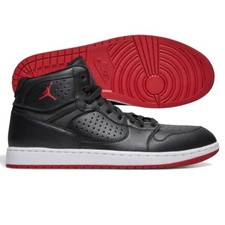 Jordan Access Bred Mens Retro Basketball Shoes Black/Gym Red AR3762 001 NEW