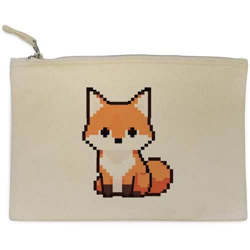 Pixel style red - red, canvas