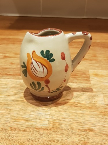 Retro pitcher jug floral - pitcher,