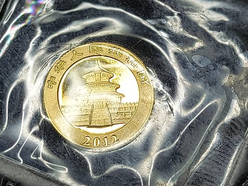 Gold panda coin 2012 - gold,