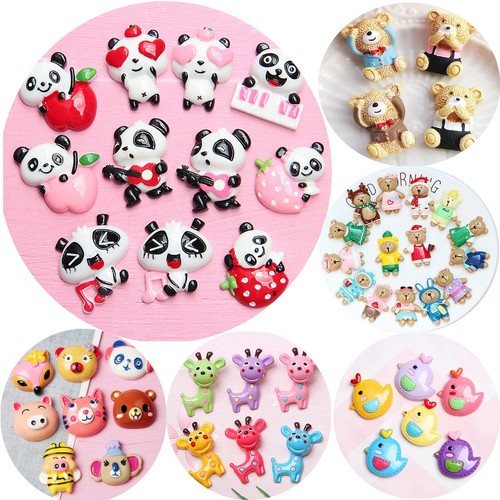 10pcs flatback resin cute - flatback,