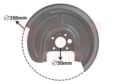 Splash panel brake disc - panel,,