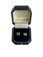 Aquamarine earrings 9ct gold - earrings,
