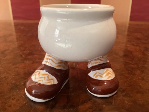 Vtg carlton lustre - egg, cup