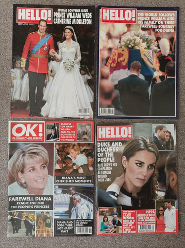 Old hello ok magazines - 4x,