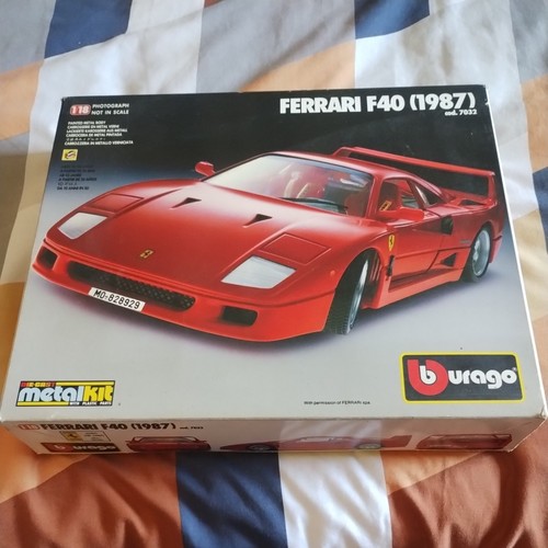 Bburago ferrari f40 - bburago, red
