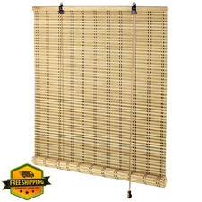 Bamboo blinds roller shades - bamboo,