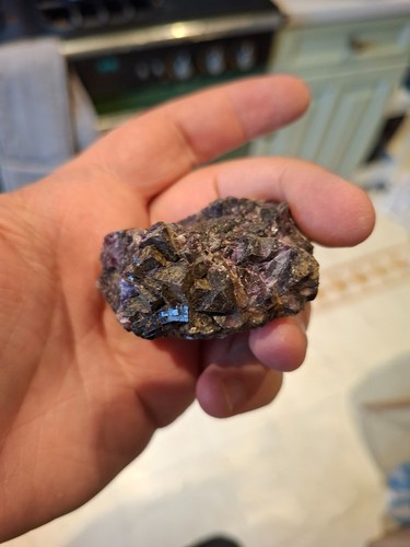 Genuine blue john fluorite - john,