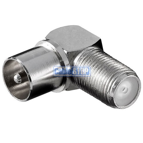Right angle male - male, f